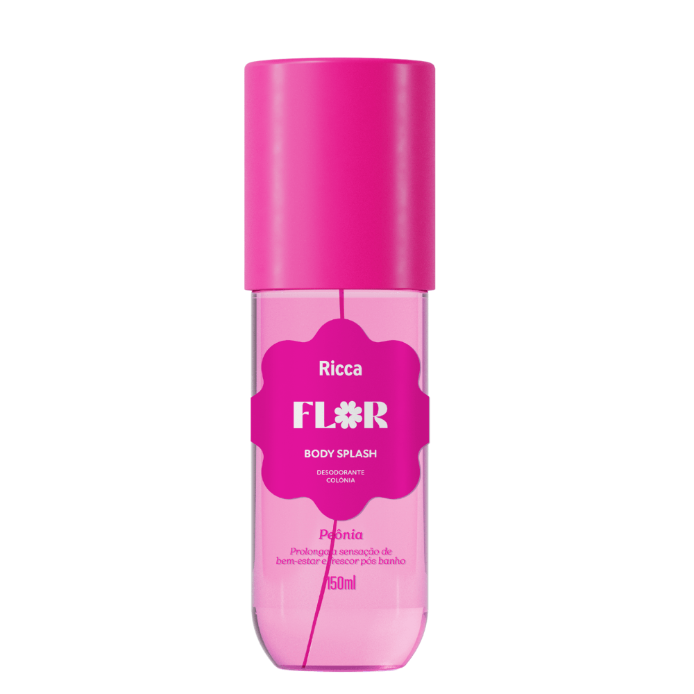 Body Splash Deo Colônia Ricca Flor Peônia 150Ml